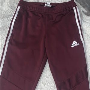 XS Adidas maroon sweatpants
